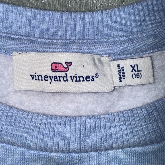 Vineyard Vines Girls Sweatshirt Dress in Calm Water Heather Size XL (16) kids. - Picture 5 of 9